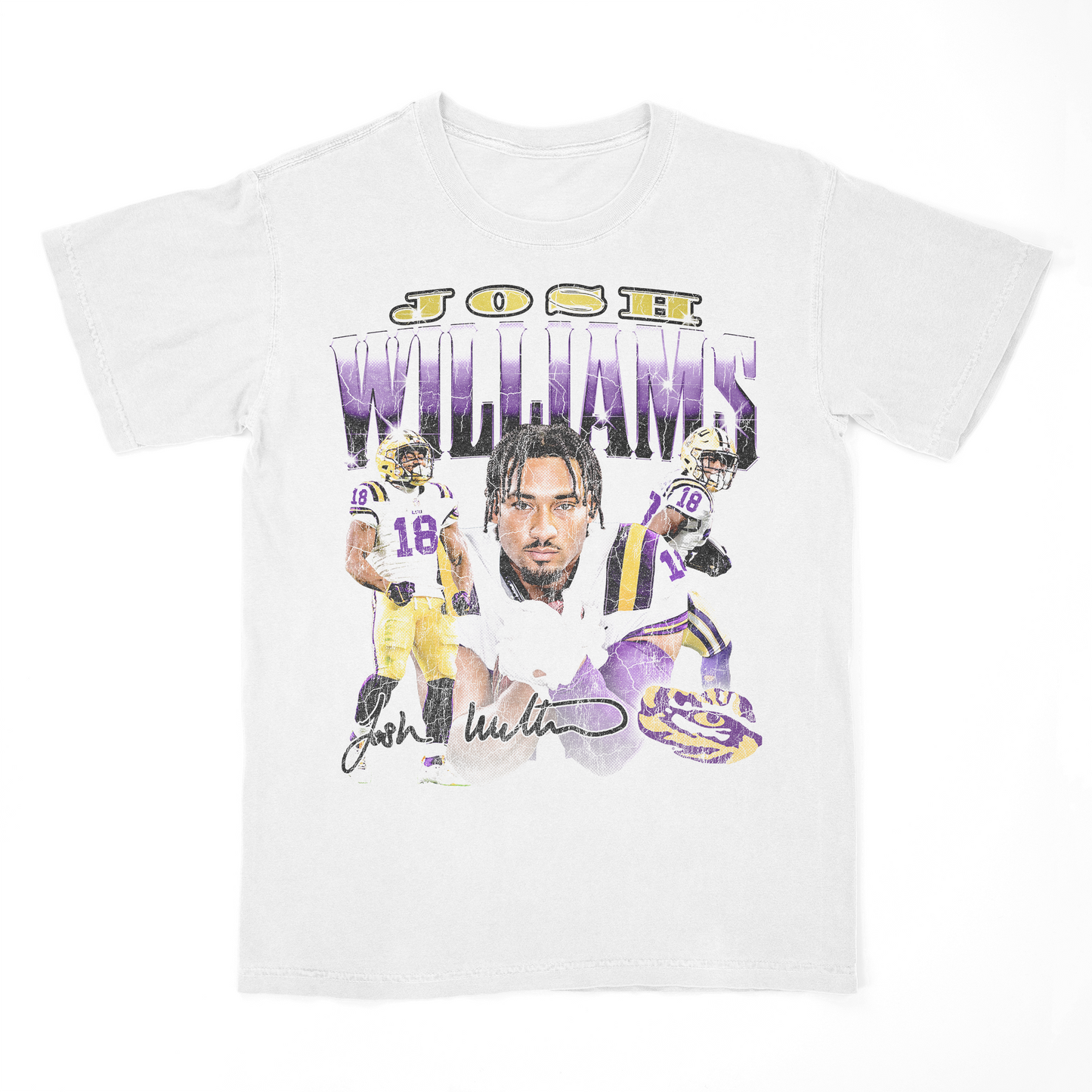 EXCLUSIVE RELEASE: Josh Williams 90s Retro White Tee