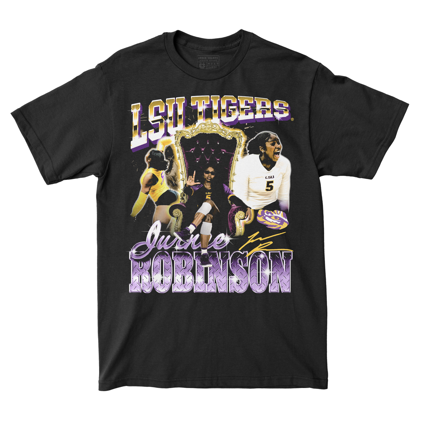 EXCLUSIVE RELEASE: Jurnee Robinson 90s Retro Black Tee