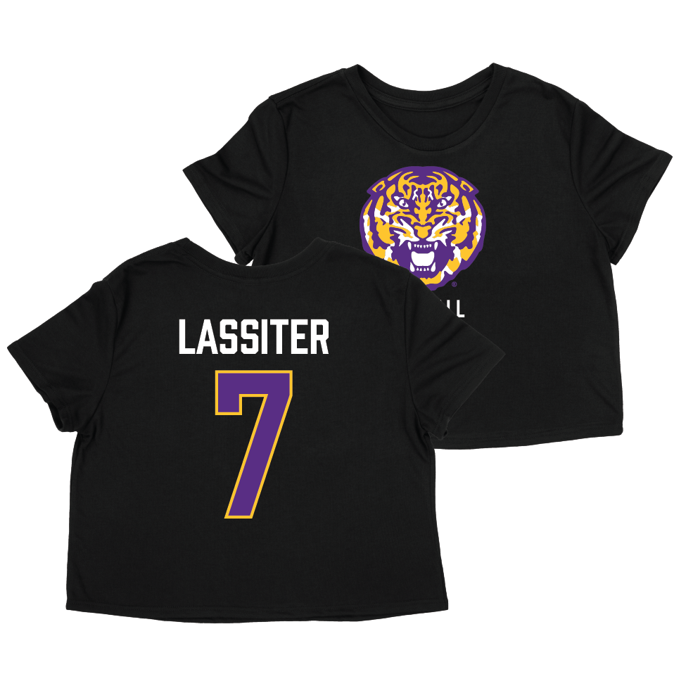 LSU Softball Crop Top   - Jalia Lassiter