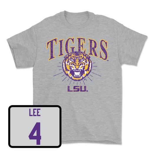 Women's Volleyball Sport Grey Tigers Tee - Angie Lee