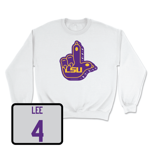 Women's Volleyball Purple "L" Paw Tee - Angie Lee