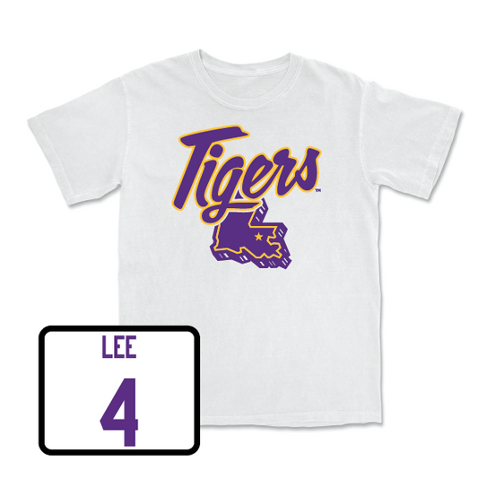 Women's Volleyball White Tiger State Tee - Angie Lee