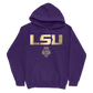 LSU Women's Gymnastics 2024 National Champions Golden Print Purple Hoodie by Retro Brand