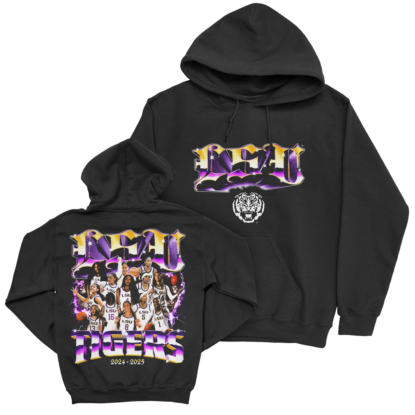 EXCLUSIVE RELEASE: LSU Women's Basketball '24-25 Team Black Hoodie