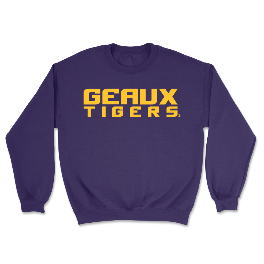 Baseball Purple Geaux Crew - Nic Bronzini