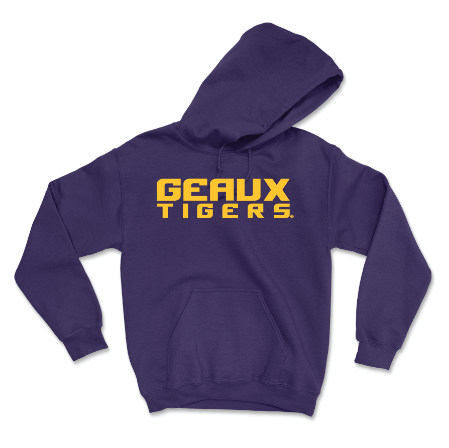 Women's Beach Volleyball Purple Geaux Hoodie  - Forbes Hall