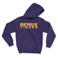 Baseball Purple Geaux Hoodie - Nic Bronzini