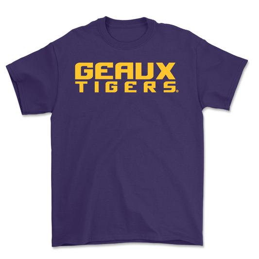 Football Purple Geaux Tee - Sai'vion Jones