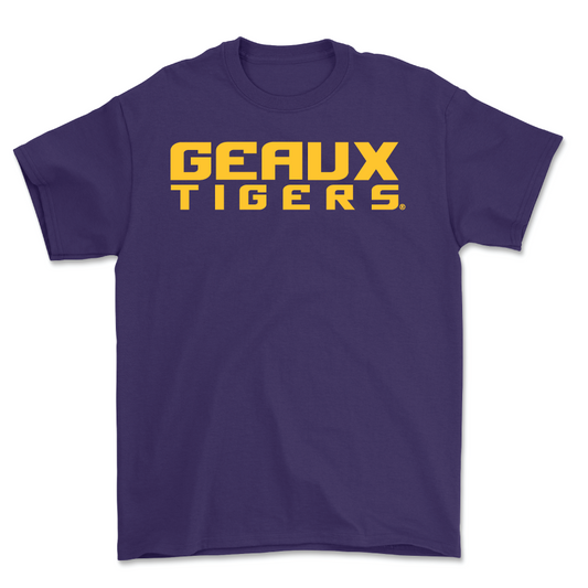 Women's Beach Volleyball Purple Geaux Tee  - Forbes Hall