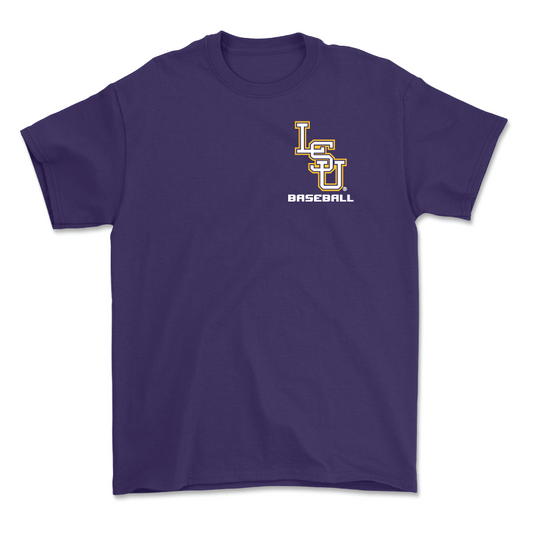 Baseball Purple Team Tee - Nic Bronzini