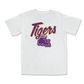 Women's Beach Volleyball Tiger State White Tee  - Gracey James Campbell