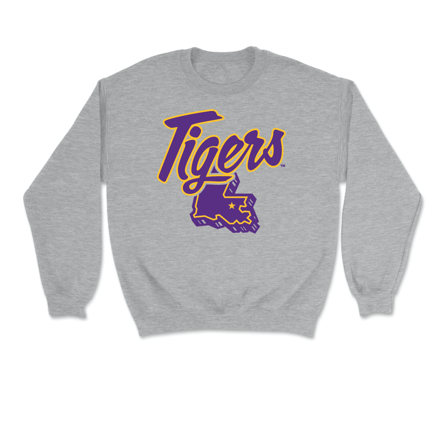 Women's Beach Volleyball Tiger State Sport Grey Crew  - Parker Bracken