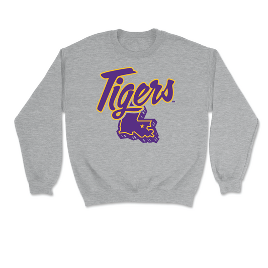 Women's Beach Volleyball Tiger State Sport Grey Crew  - Gracey James Campbell