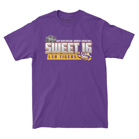 LSU WBB 2024 Sweet Sixteen T-shirt by Retro Brand