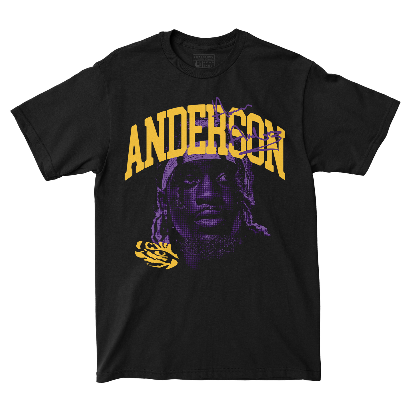 EXCLUSIVE RELEASE: Aaron Anderson - 90s Throwback Black Tee