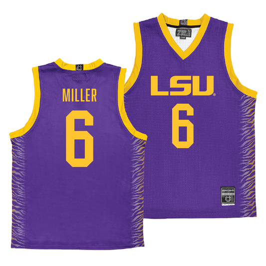 LSU Men's Basketball Purple Jersey  - Robert Miller