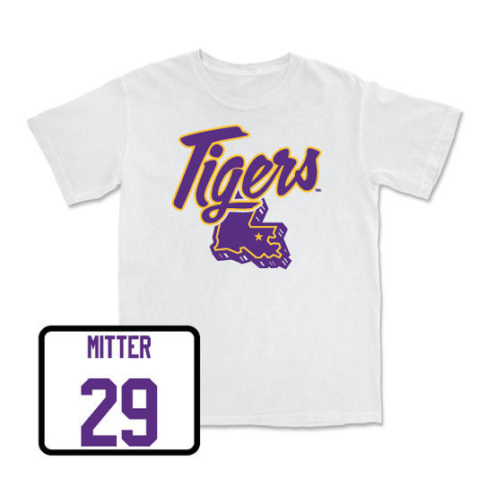Women's Volleyball White Tiger State Tee - Emily Mitter