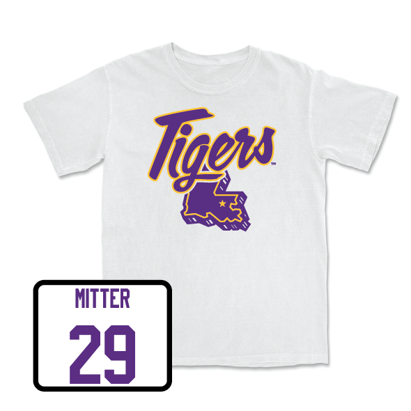 Women's Volleyball White Tiger State Tee - Emily Mitter