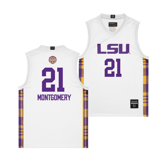 EXCLUSIVE: LSU Winter Edition Basketball Jersey - Austin Montgomery | #21