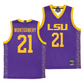 LSU Men's Basketball Purple Jersey - Austin Montgomery | #21
