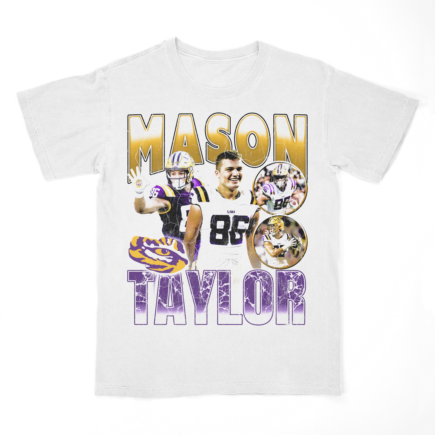 EXCLUSIVE RELEASE: Mason Taylor 90s Retro White Tee