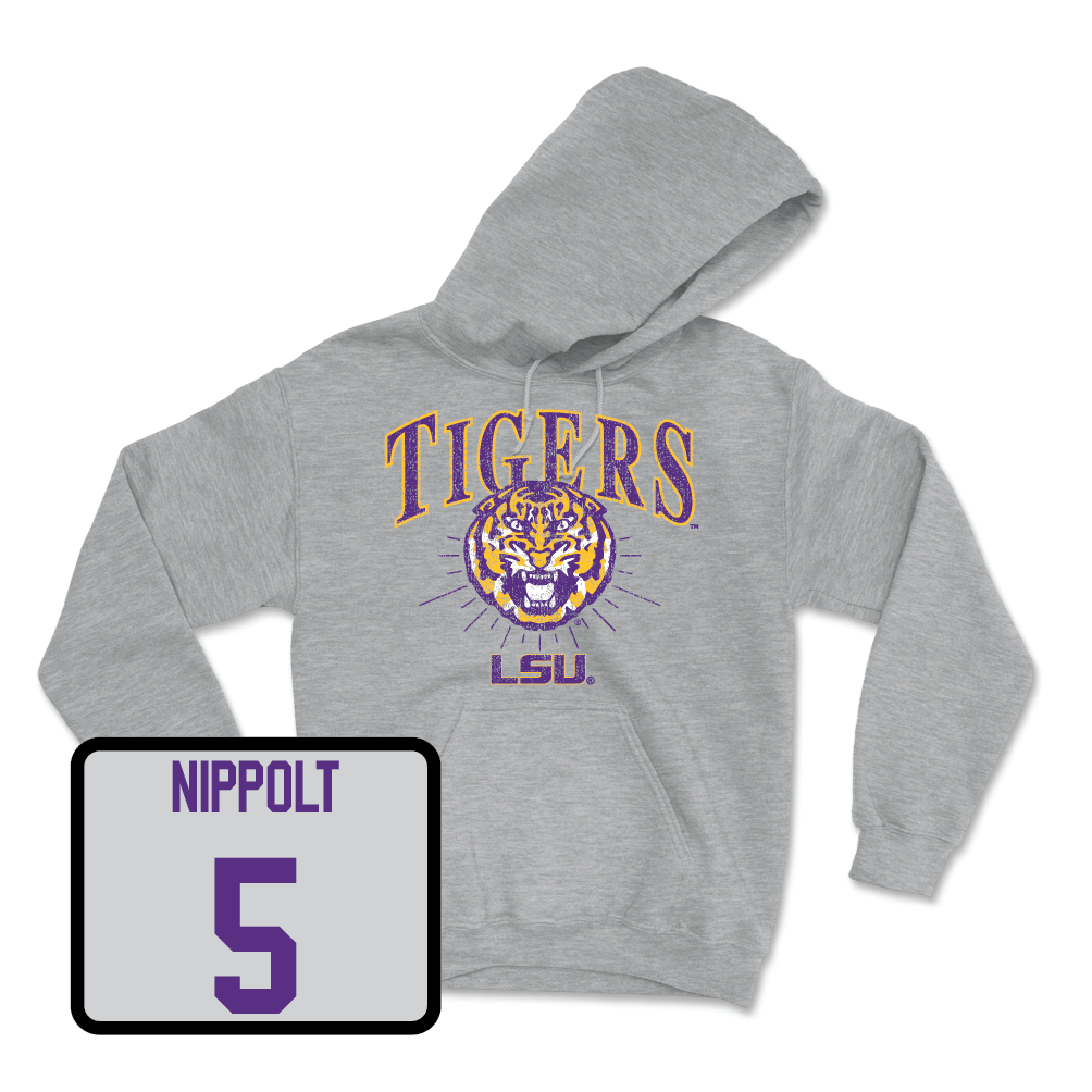 Baseball Sport Grey Tigers Hoodie - Ben Nippolt