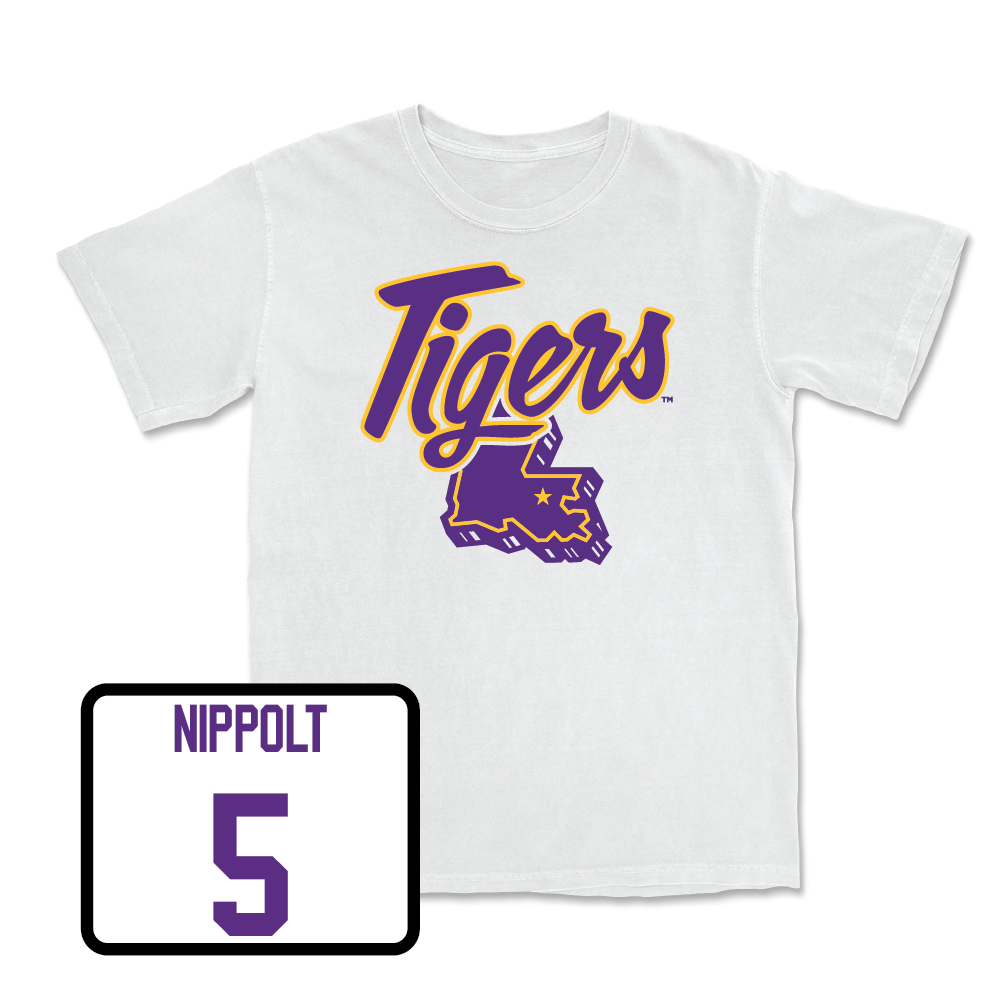 Baseball White Tiger State Tee - Ben Nippolt