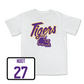 Baseball White Tiger State Tee - Jaden Noot