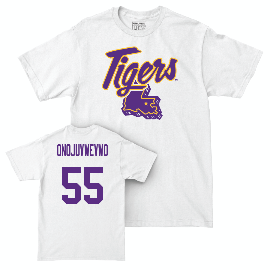 Women's Track & Field White Tiger State Tee  - Ella Onojuvwevwo