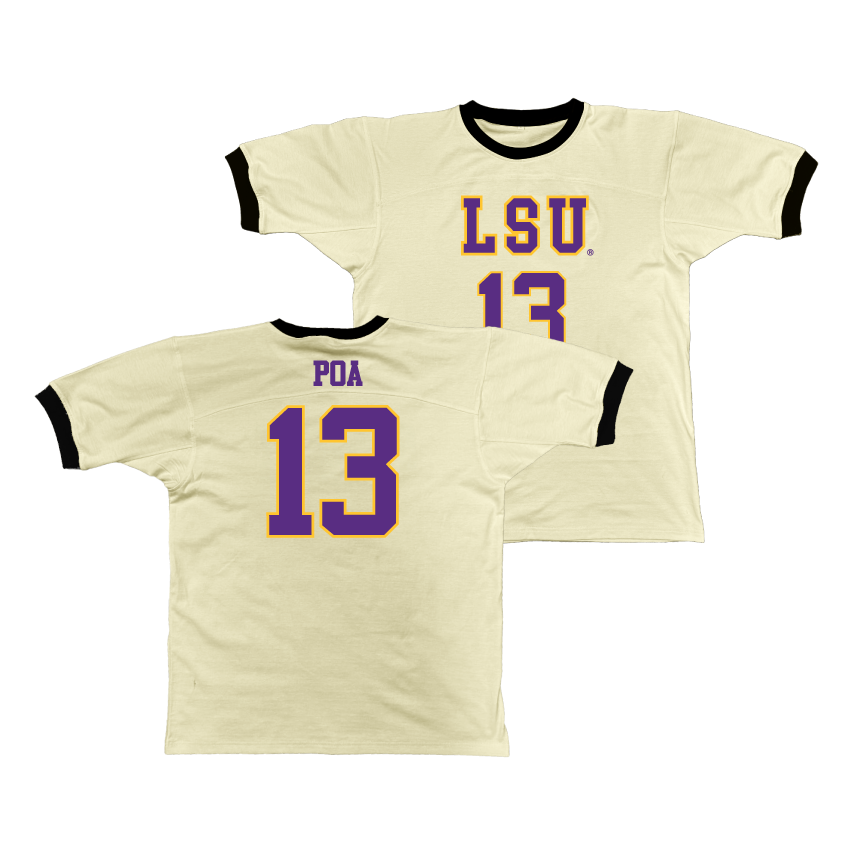 LSU Retro Ringer Tee - Last-Tear Poa