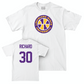 Women's Basketball White Hardwood Tee  - Jada Richard