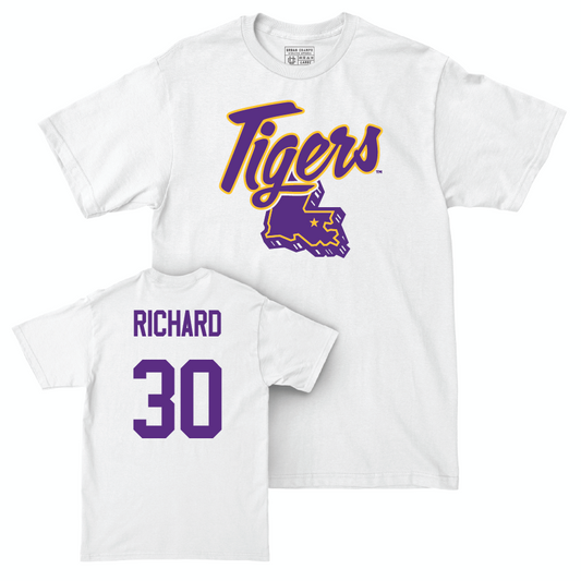 Women's Basketball White Tiger State Tee  - Jada Richard