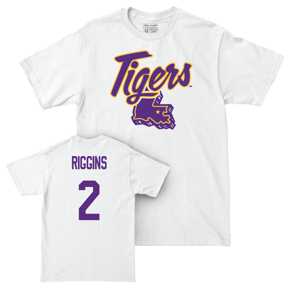 Women's Soccer White Tiger State Tee - Alicia Riggins