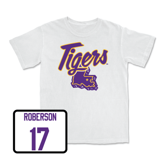Women's Volleyball White Tiger State Tee - Alexis Roberson