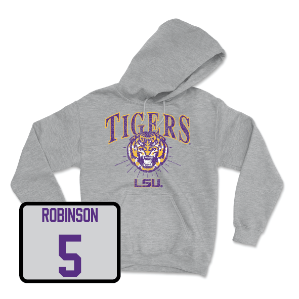 Women's Volleyball Sport Grey Tigers Hoodie - Jurnee Robinson