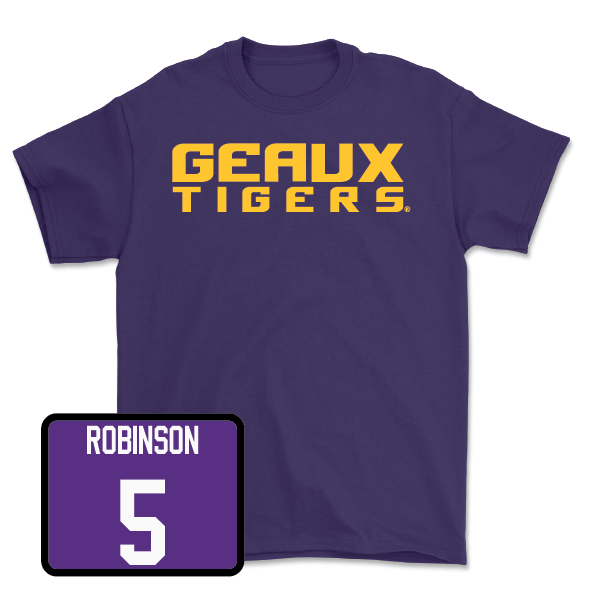 Women's Volleyball Purple Geaux Tee - Jurnee Robinson