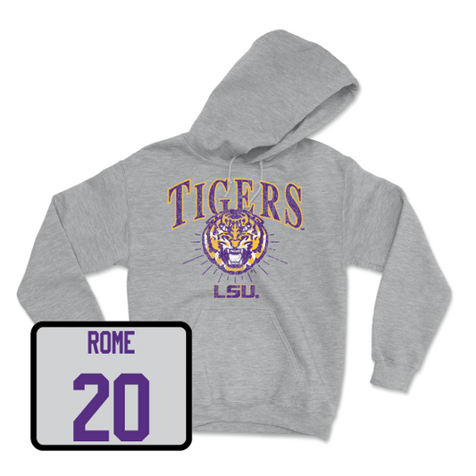 Women's Volleyball Sport Grey Tigers Hoodie - Mika Rome