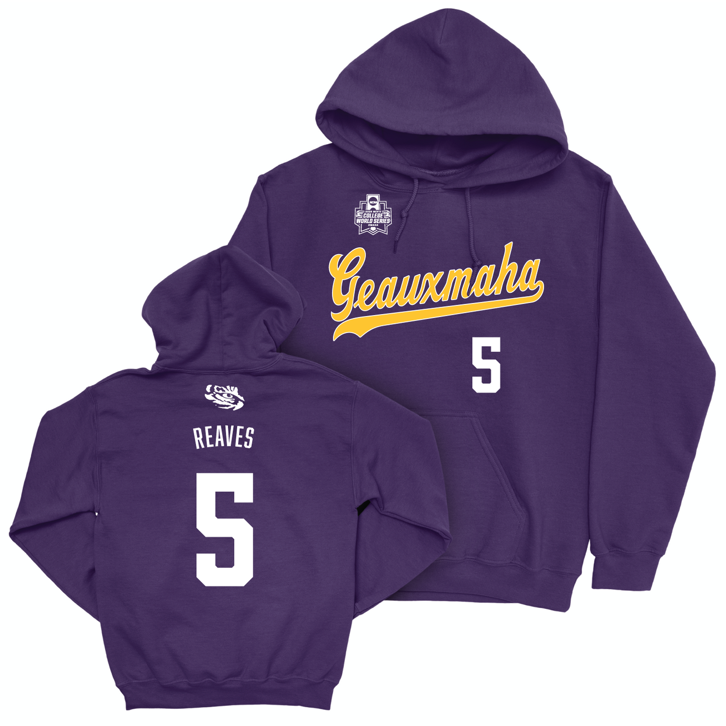 EXCLUSIVE: Tanner Reaves GEAUXMAHA Purple Hoodie