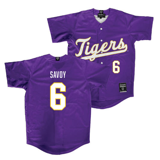 LSU Softball Purple Jersey  - Abigail Savoy