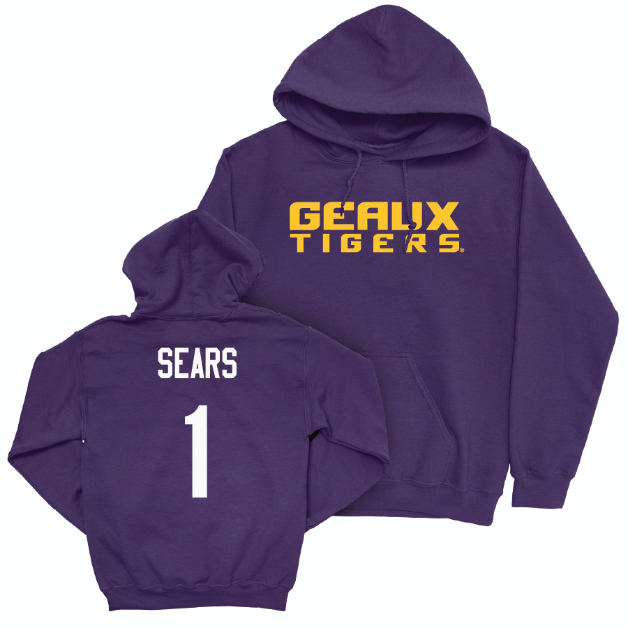 Men's Basketball Purple Geaux Hoodie  - Jordan Sears