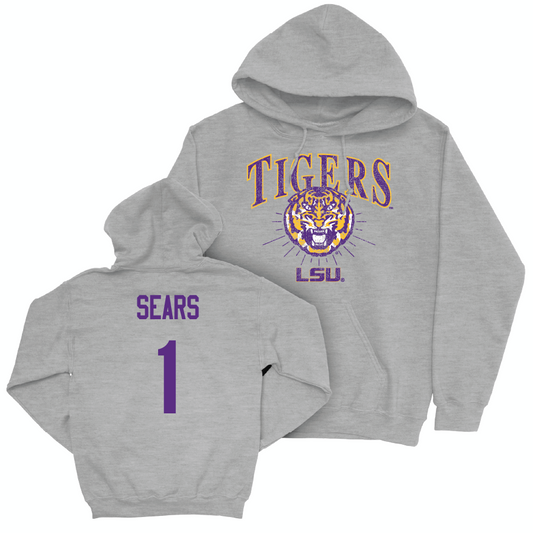 Men's Basketball Sport Grey Tigers Hoodie  - Jordan Sears