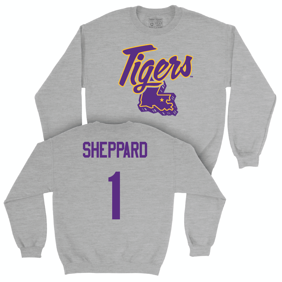 Women's Basketball Sport Grey Tiger State Crew  - Mjracle Sheppard