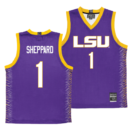 LSU Women's Basketball Purple Jersey  - Mjracle Sheppard