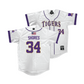 LSU Baseball White Jersey - Chase Shores | #34