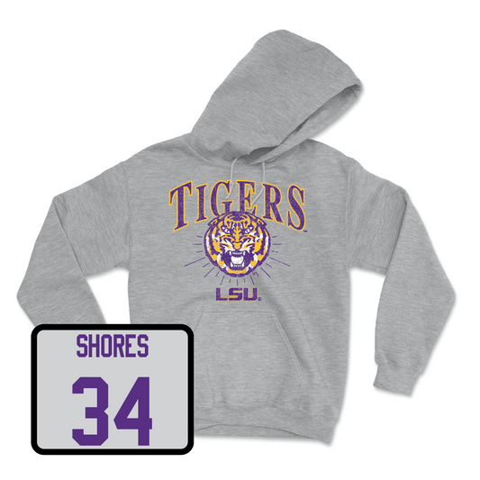 Baseball Sport Grey Tigers Hoodie - Chase Shores