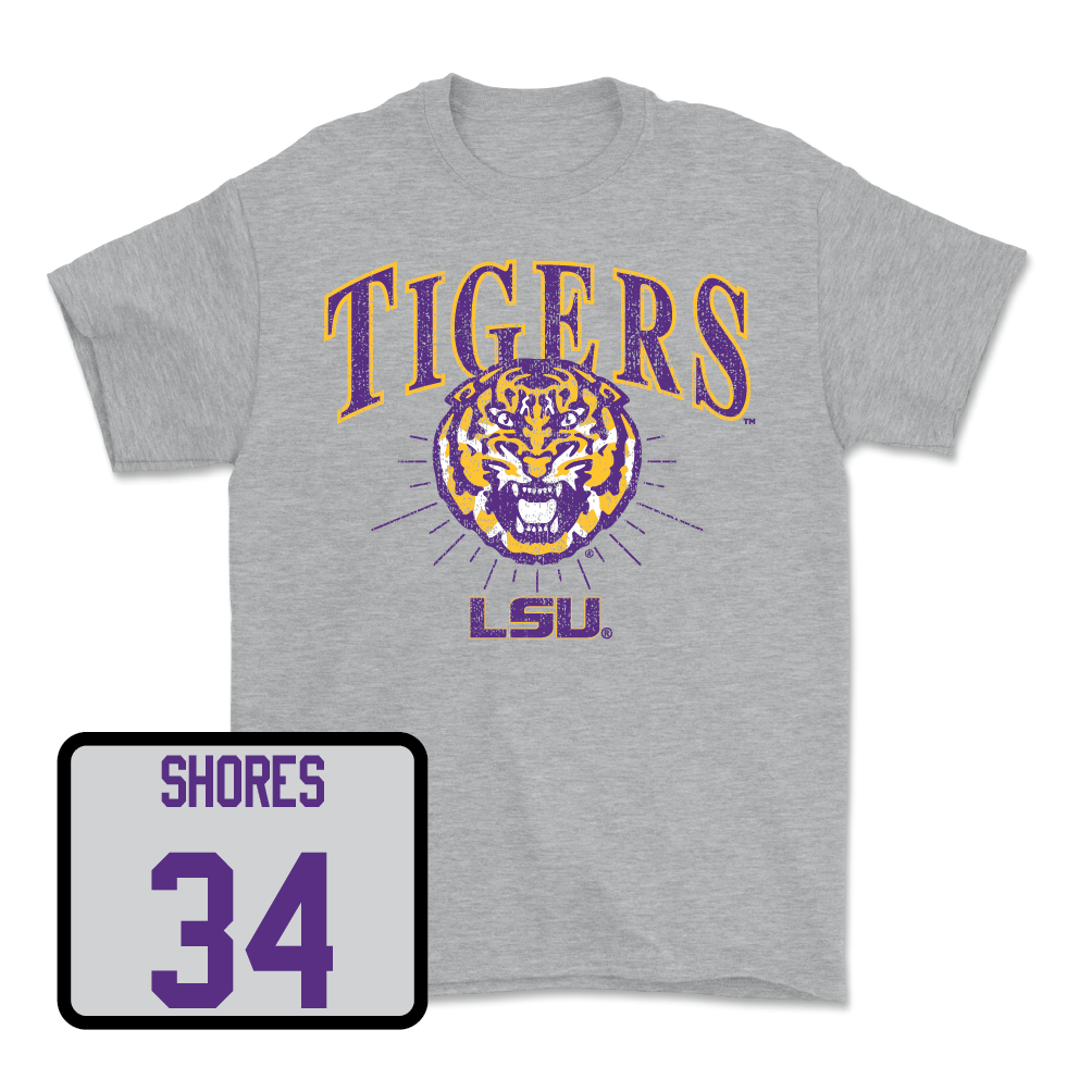 Baseball Sport Grey Tigers Tee - Chase Shores