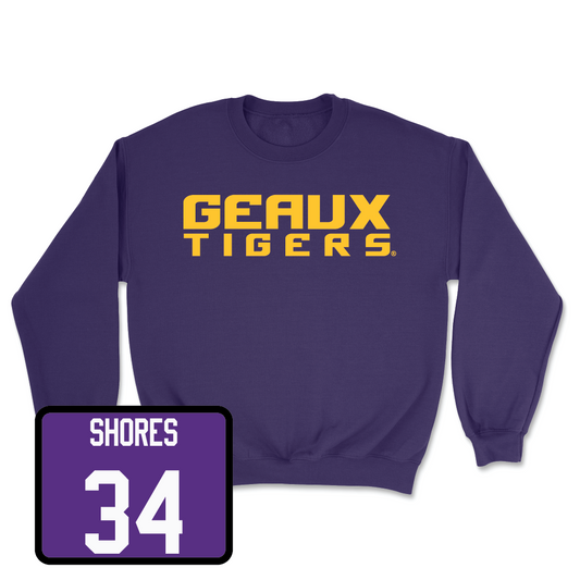 Baseball Purple Geaux Crew - Chase Shores