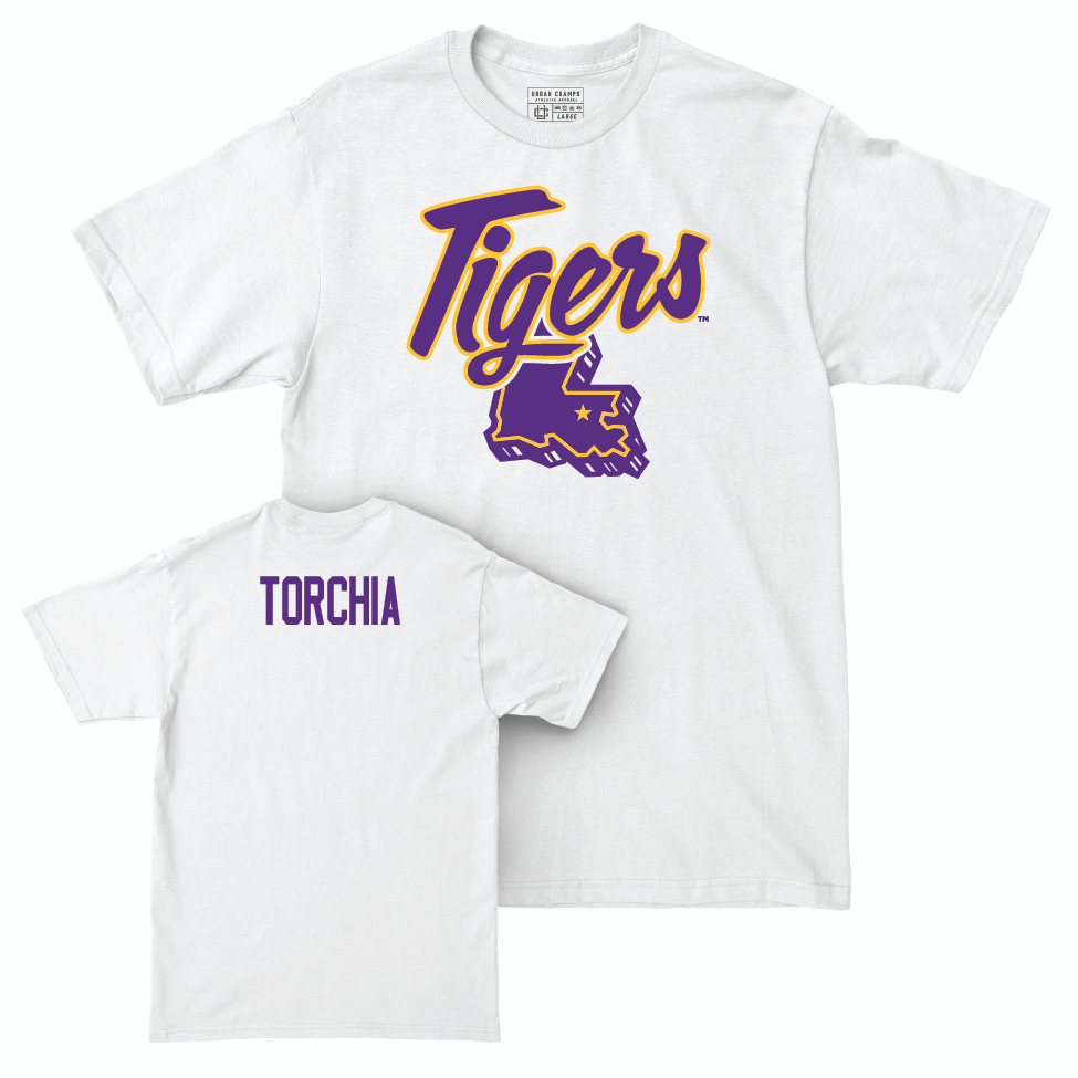 Women's Track & Field White Tiger State Tee  - Kase Torchia