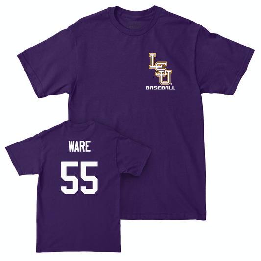 Baseball Purple Team Tee  - Conner Ware