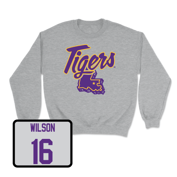 Football Sport Grey Tiger State Crew - Quad Wilson IV